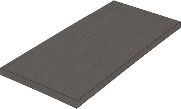 Cubierta rectangular